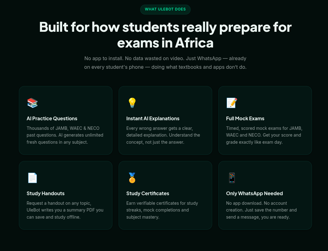 UleBot screenshot 3